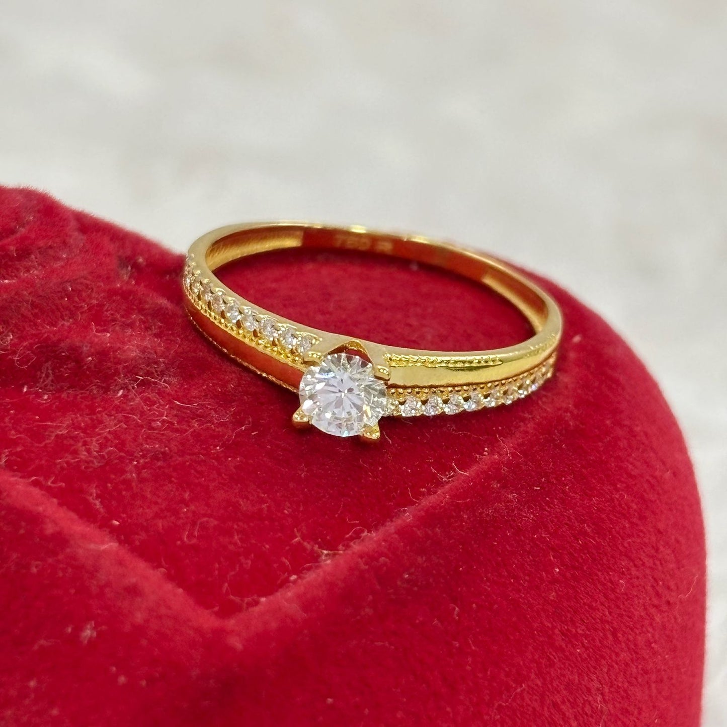 Riston 18K Ring in 18K Real Gold – Mirage Jewels