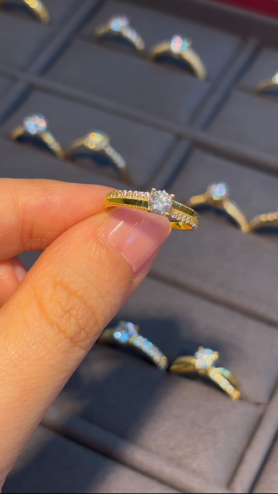 Riston 18K Ring in 18K Real Gold – Mirage Jewels