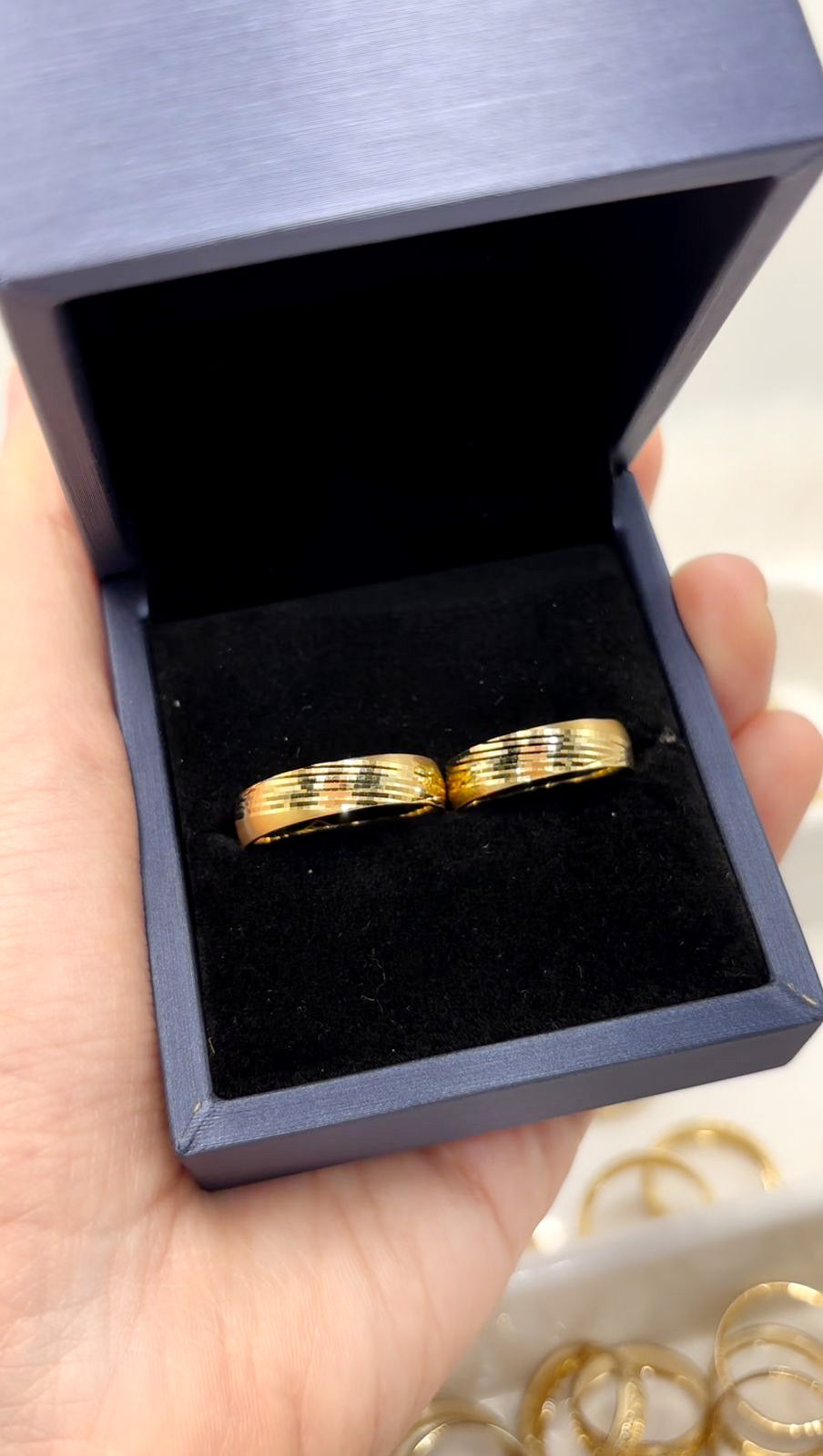 Unity 18K Wedding Ring in 18K Real Gold – Mirage Jewels