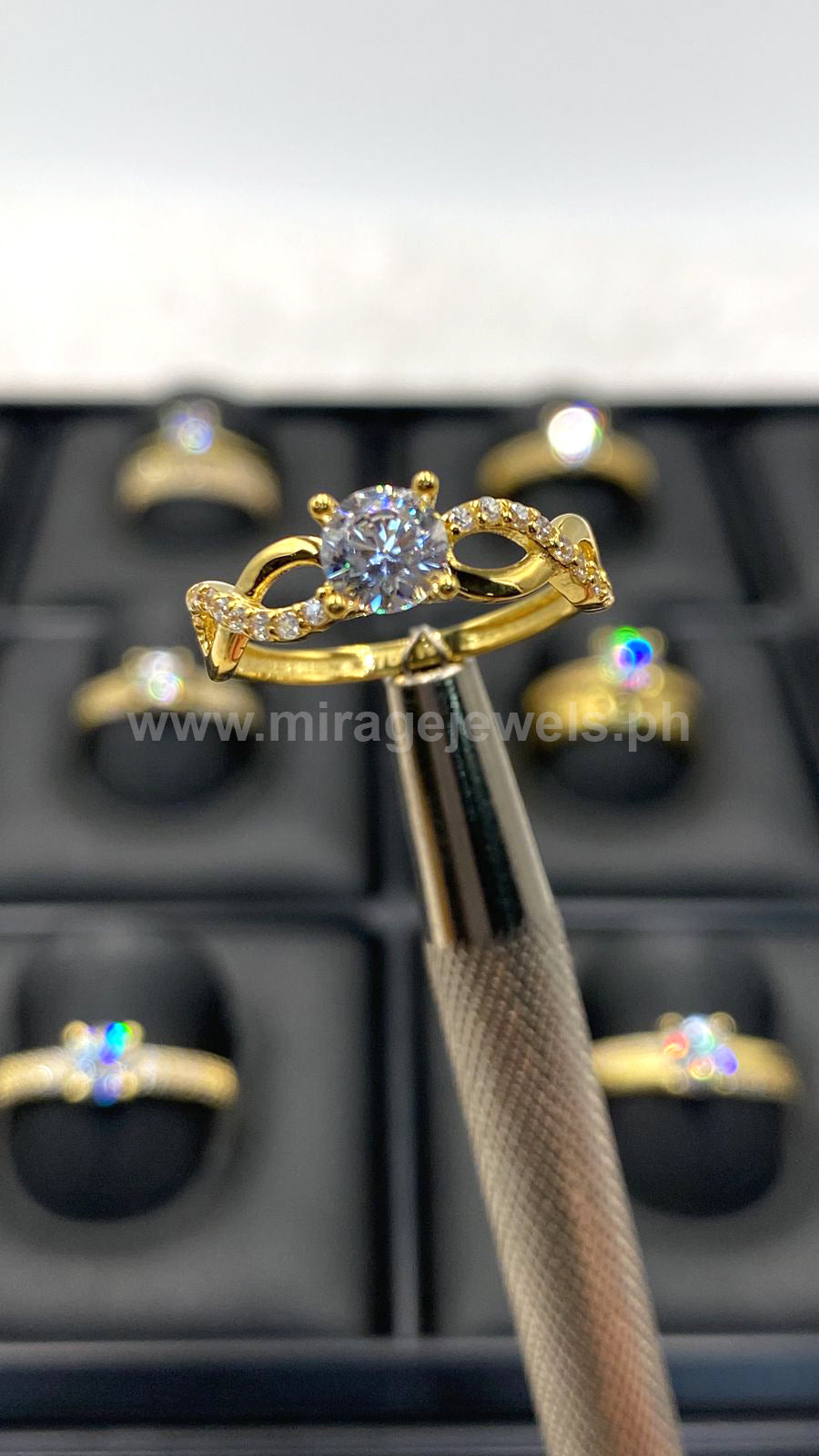 Baylor 18K Ring in 18K Real Gold – Mirage Jewels