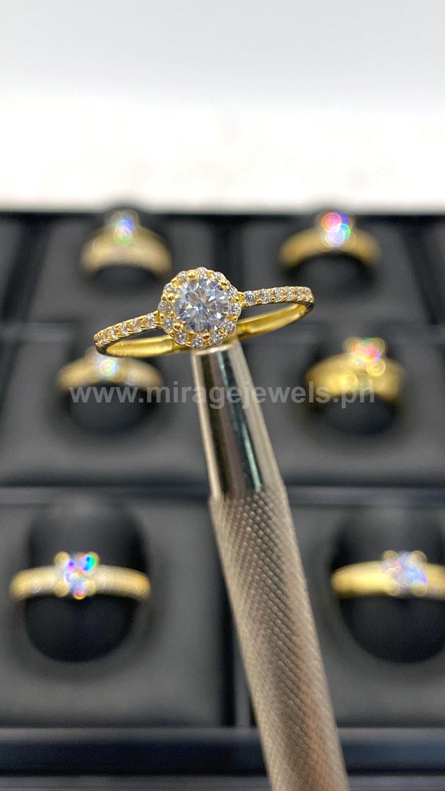 Dane 18K Ring in 18K Real Gold – Mirage Jewels