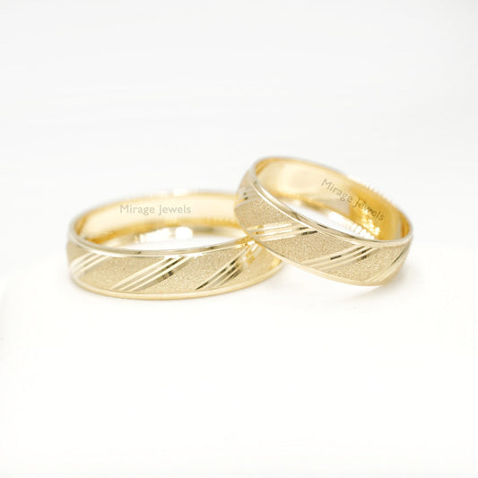 Ever 18K Wedding Ring in 18K Real Gold – Mirage Jewels