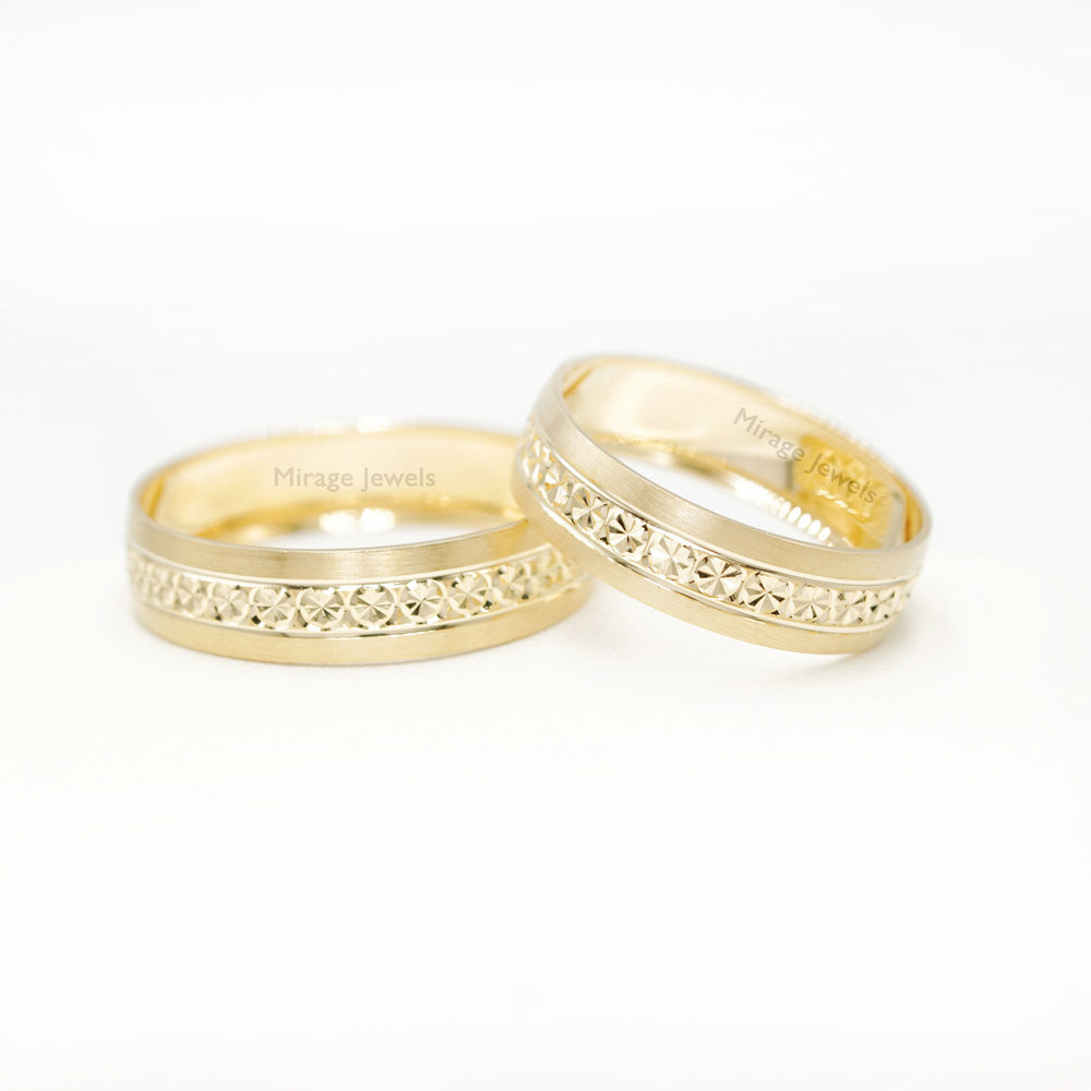 Honest 18K Wedding Ring in 18K Real Gold – Mirage Jewels