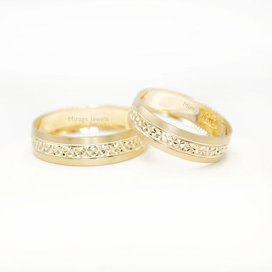 Honest 18K Wedding Ring in 18K Real Gold – Mirage Jewels