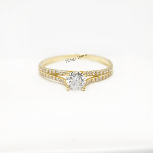 Giana 18K Ring in 18K Real Gold – Mirage Jewels