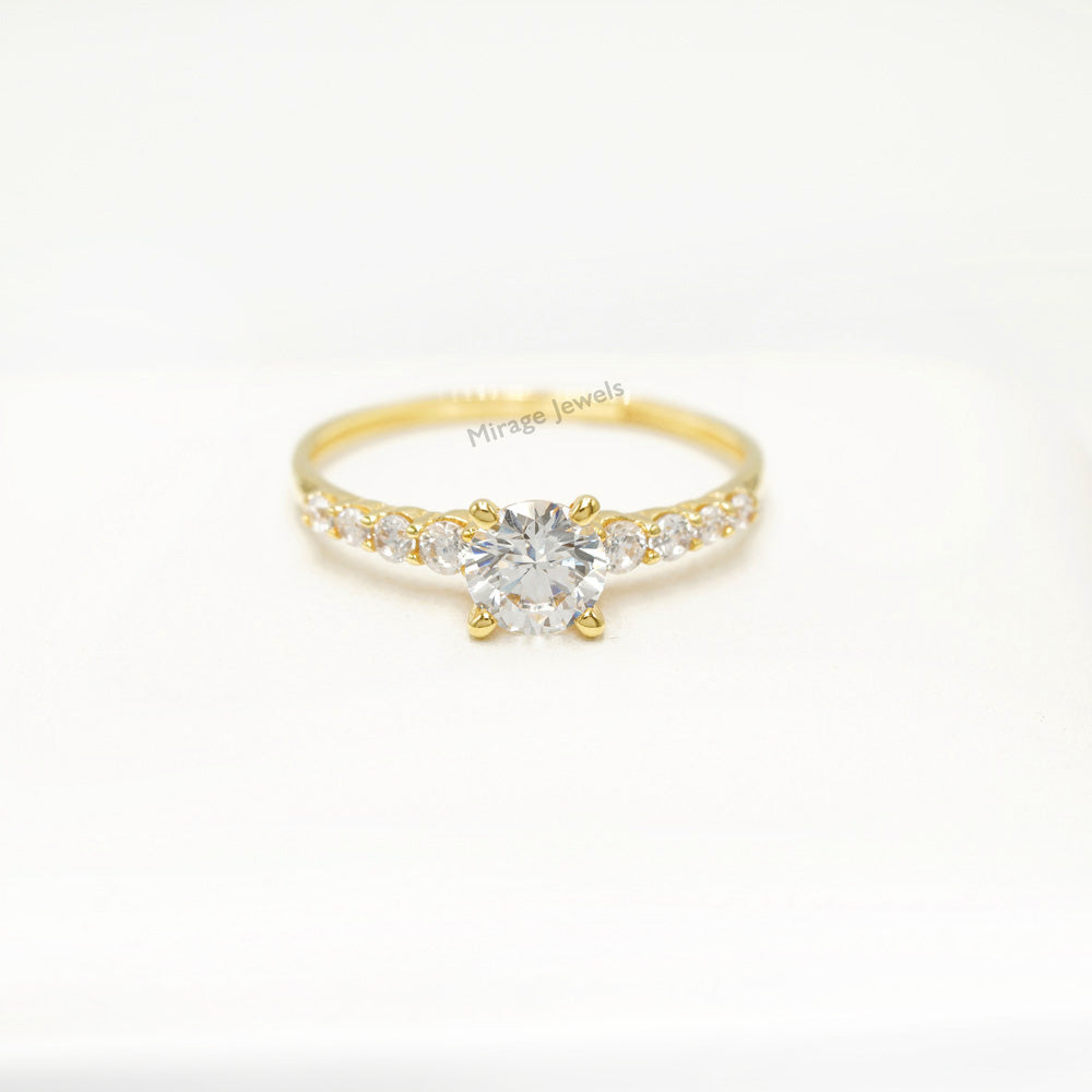 Ginat 18K Ring in 18K Real Gold – Mirage Jewels